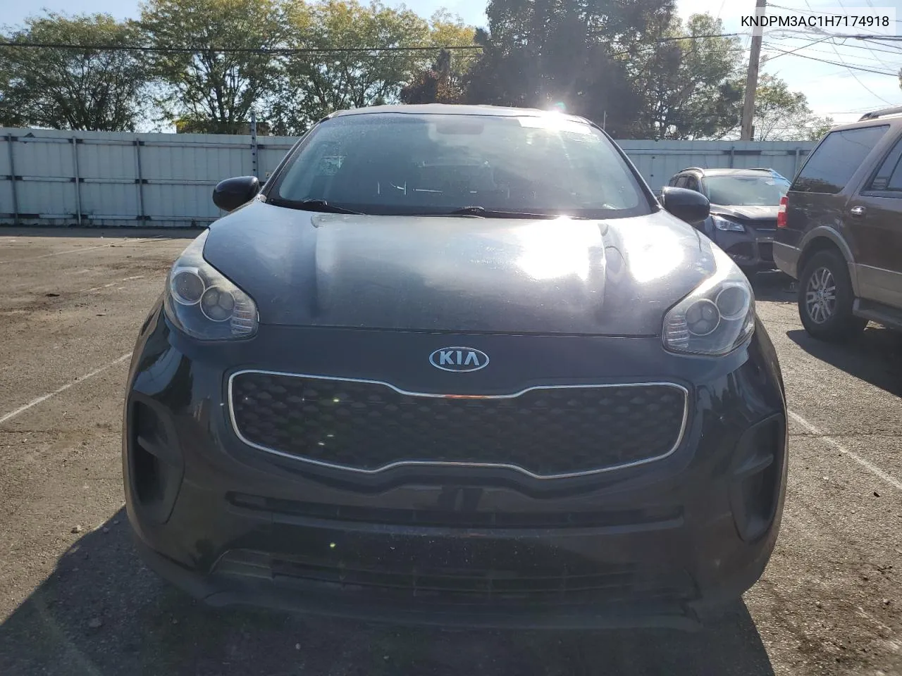 2017 Kia Sportage Lx VIN: KNDPM3AC1H7174918 Lot: 71210374