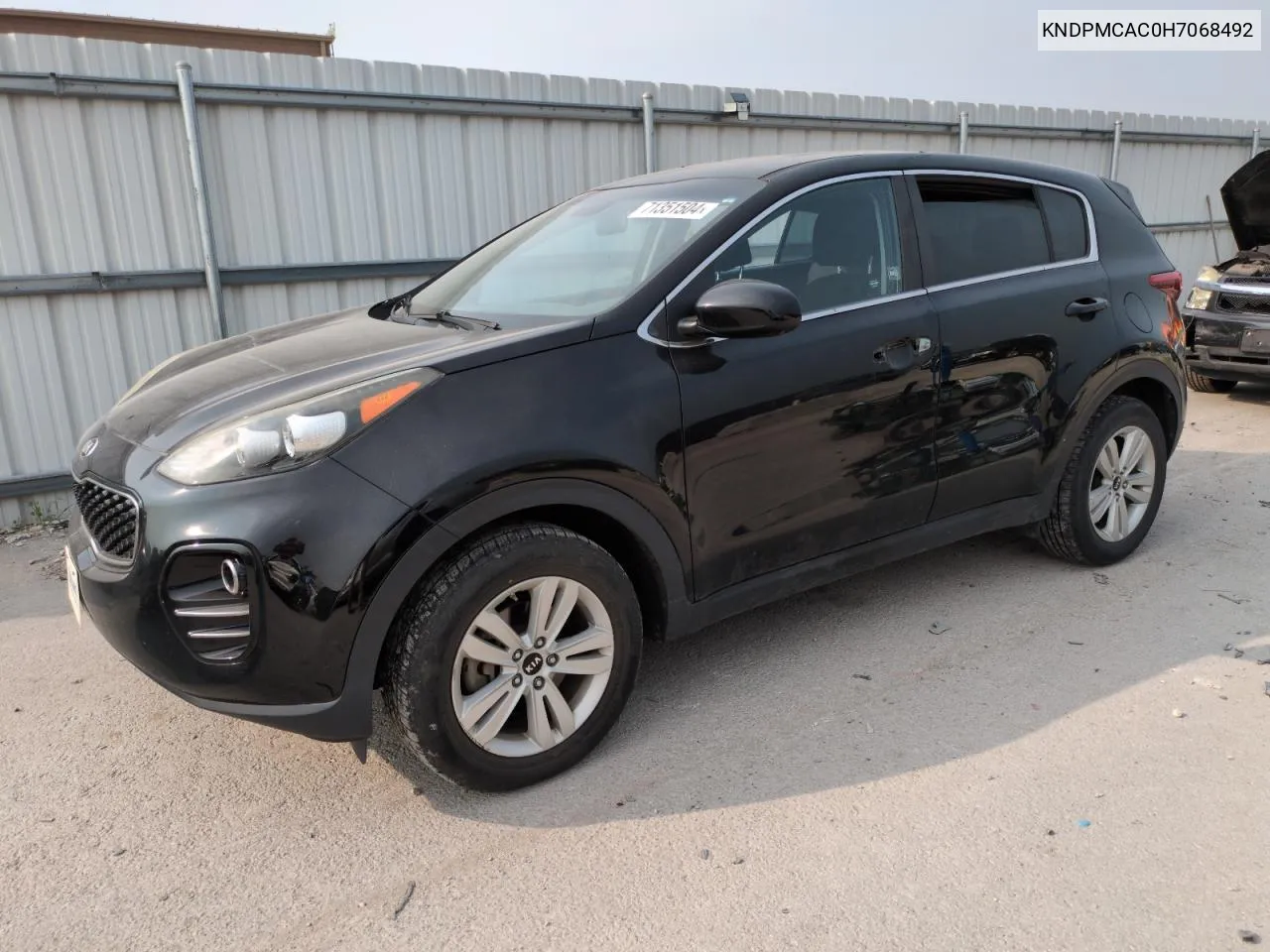 KNDPMCAC0H7068492 2017 Kia Sportage Lx