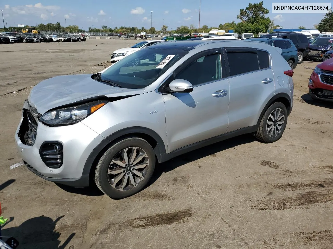 KNDPNCAC4H7128674 2017 Kia Sportage Ex