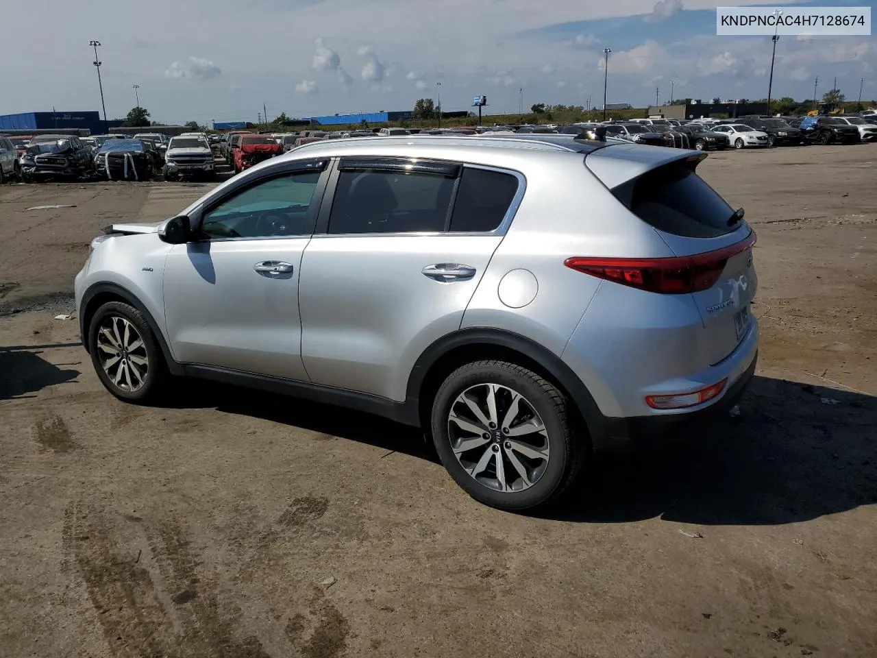 KNDPNCAC4H7128674 2017 Kia Sportage Ex