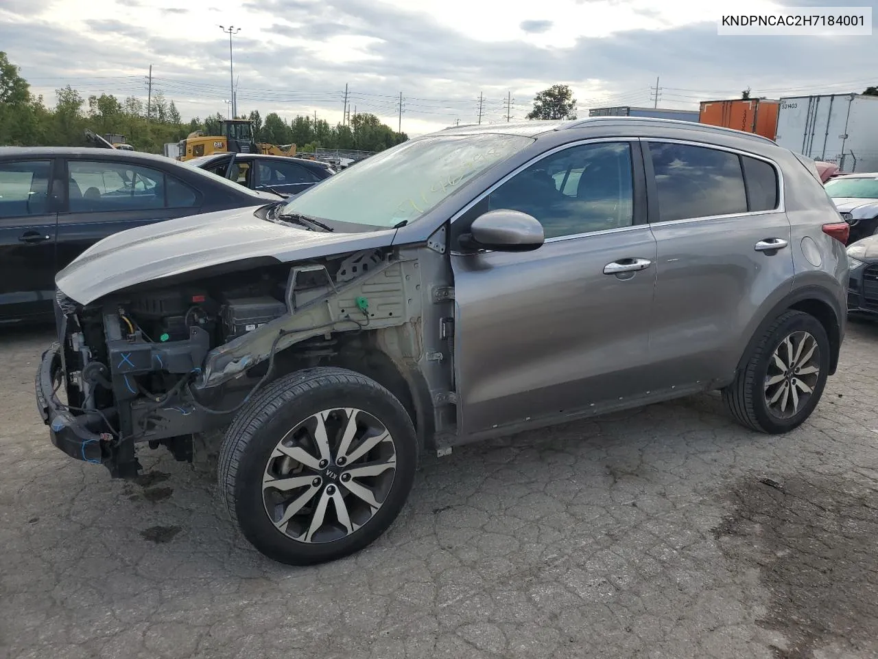 2017 Kia Sportage Ex VIN: KNDPNCAC2H7184001 Lot: 71464984