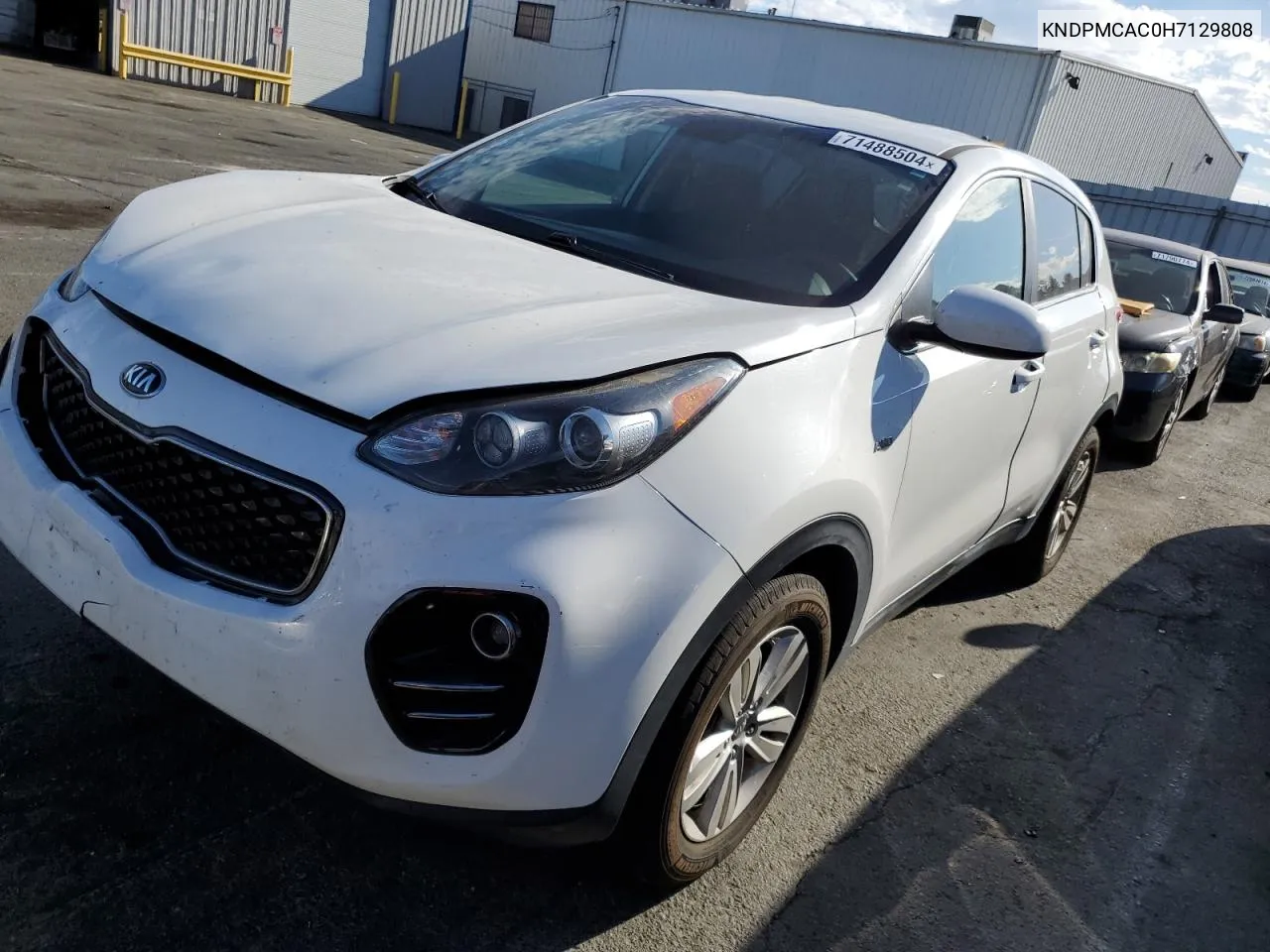 2017 Kia Sportage Lx VIN: KNDPMCAC0H7129808 Lot: 71488504