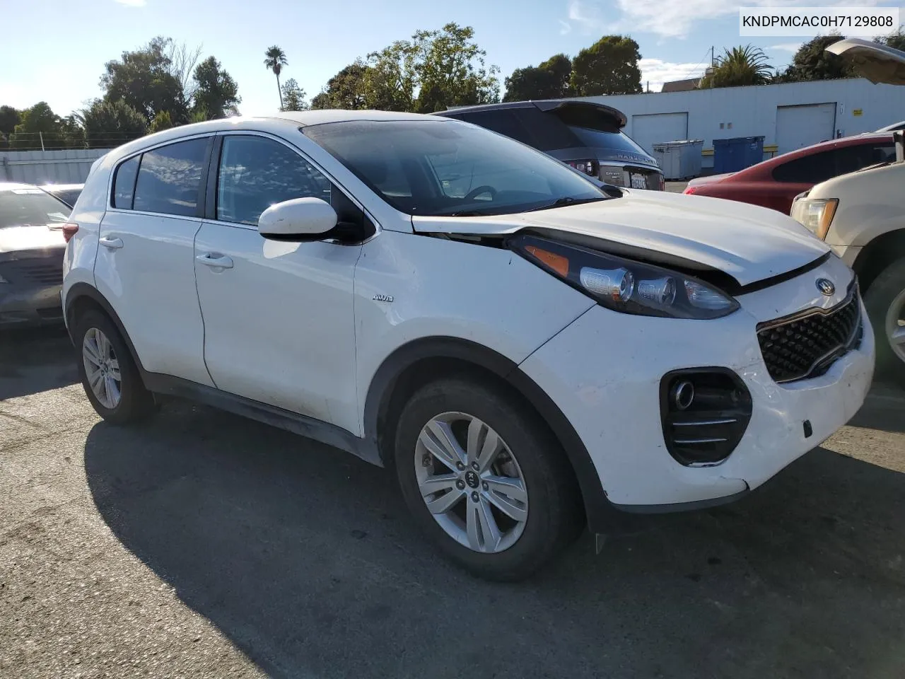 2017 Kia Sportage Lx VIN: KNDPMCAC0H7129808 Lot: 71488504