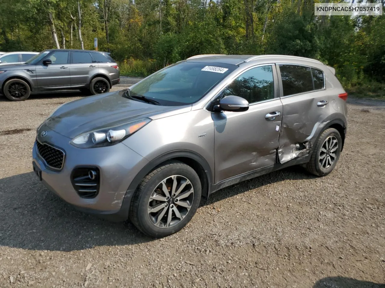 2017 Kia Sportage Ex VIN: KNDPNCAC5H7057419 Lot: 71498264