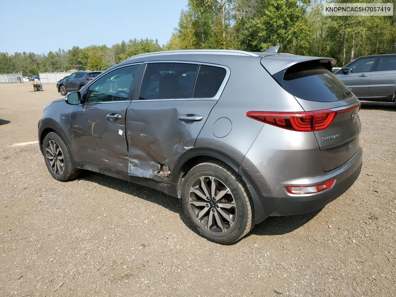 2017 Kia Sportage Ex VIN: KNDPNCAC5H7057419 Lot: 71498264