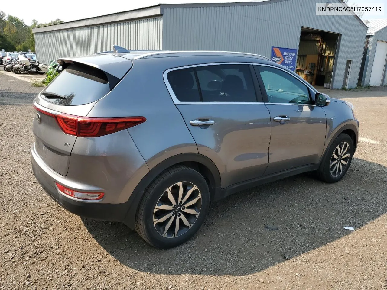 2017 Kia Sportage Ex VIN: KNDPNCAC5H7057419 Lot: 71498264