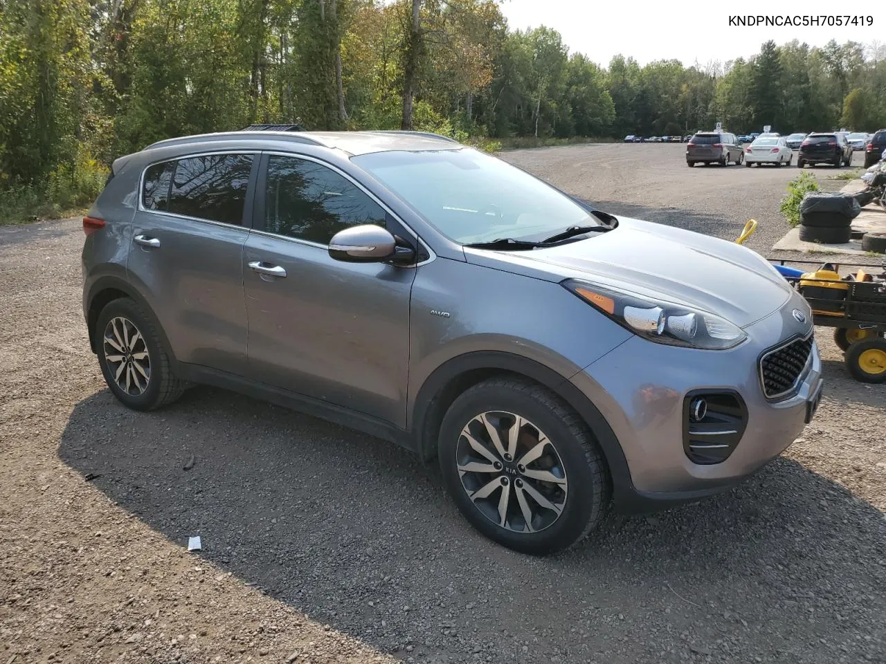 2017 Kia Sportage Ex VIN: KNDPNCAC5H7057419 Lot: 71498264