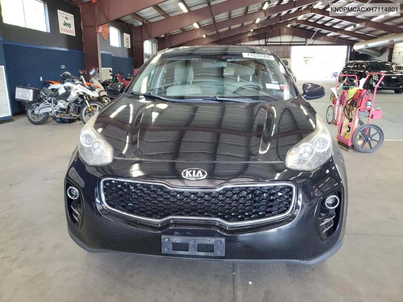 2017 Kia Sportage Lx VIN: KNDPMCACXH7114801 Lot: 71539564