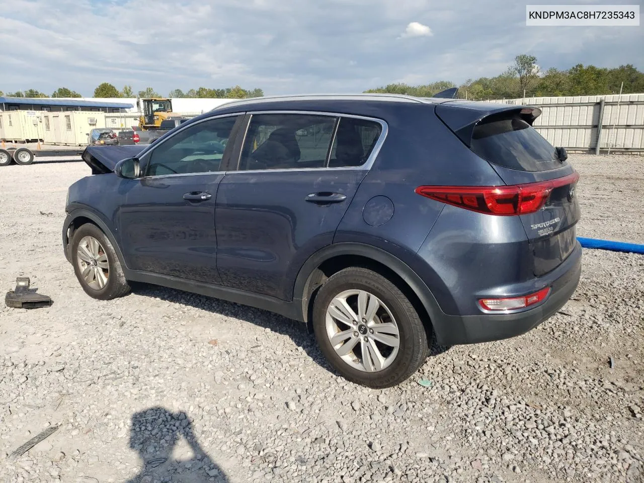 2017 Kia Sportage Lx VIN: KNDPM3AC8H7235343 Lot: 71675564