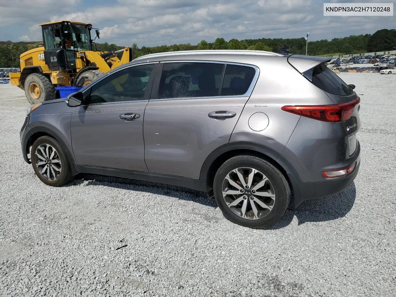 2017 Kia Sportage Ex VIN: KNDPN3AC2H7120248 Lot: 71882624