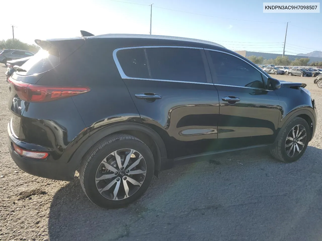 2017 Kia Sportage Ex VIN: KNDPN3AC9H7098507 Lot: 72012664