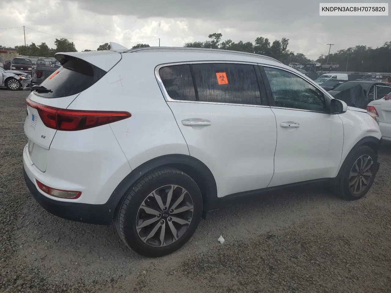 KNDPN3AC8H7075820 2017 Kia Sportage Ex