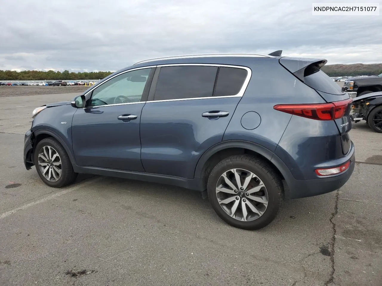 2017 Kia Sportage Ex VIN: KNDPNCAC2H7151077 Lot: 72124644