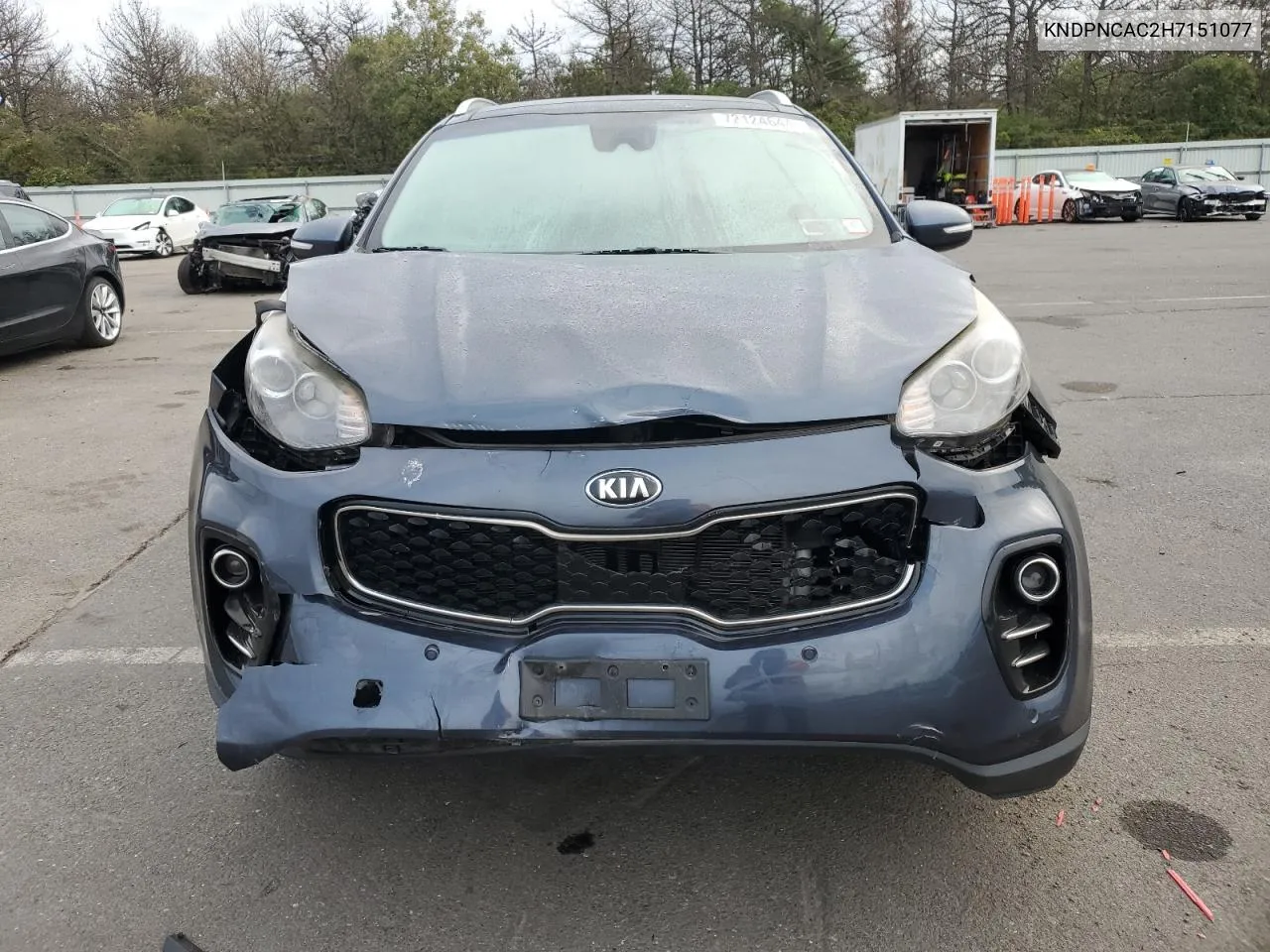 2017 Kia Sportage Ex VIN: KNDPNCAC2H7151077 Lot: 72124644