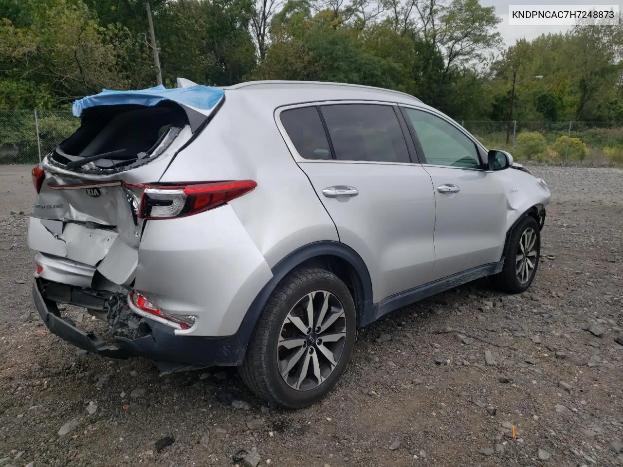 KNDPNCAC7H7248873 2017 Kia Sportage Ex