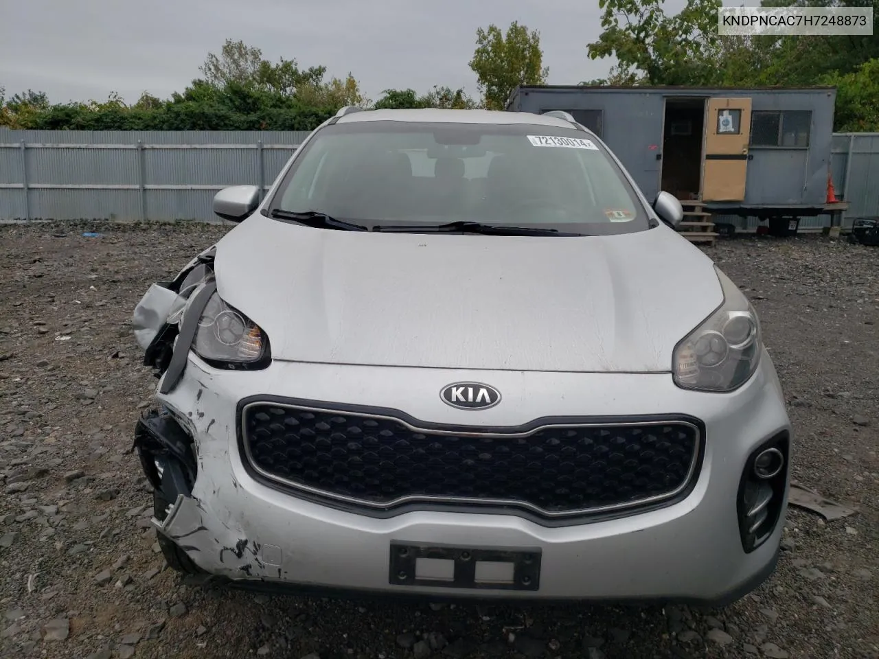 2017 Kia Sportage Ex VIN: KNDPNCAC7H7248873 Lot: 72130014