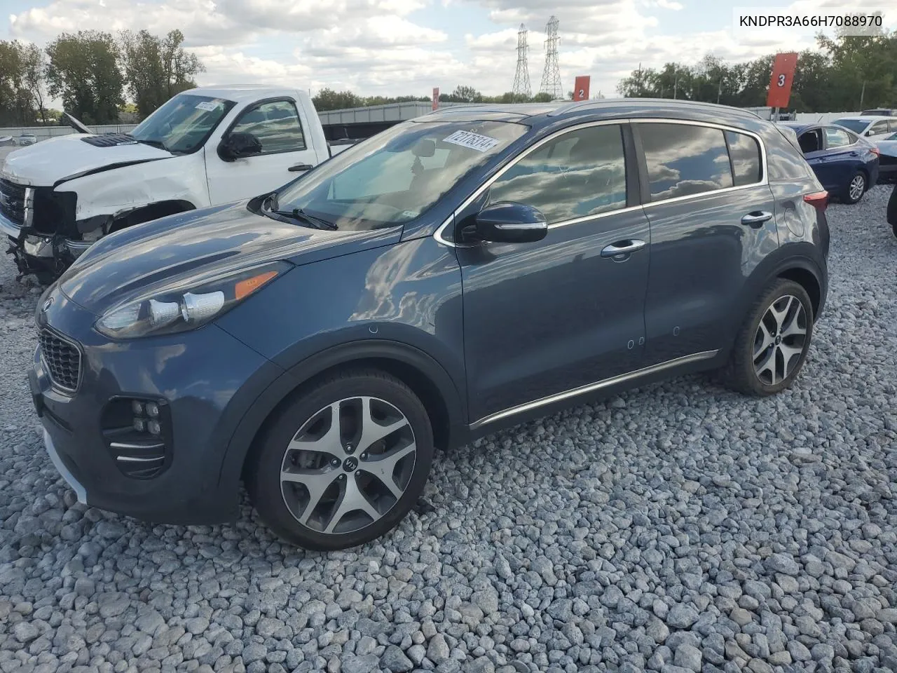 2017 Kia Sportage Sx VIN: KNDPR3A66H7088970 Lot: 72176314