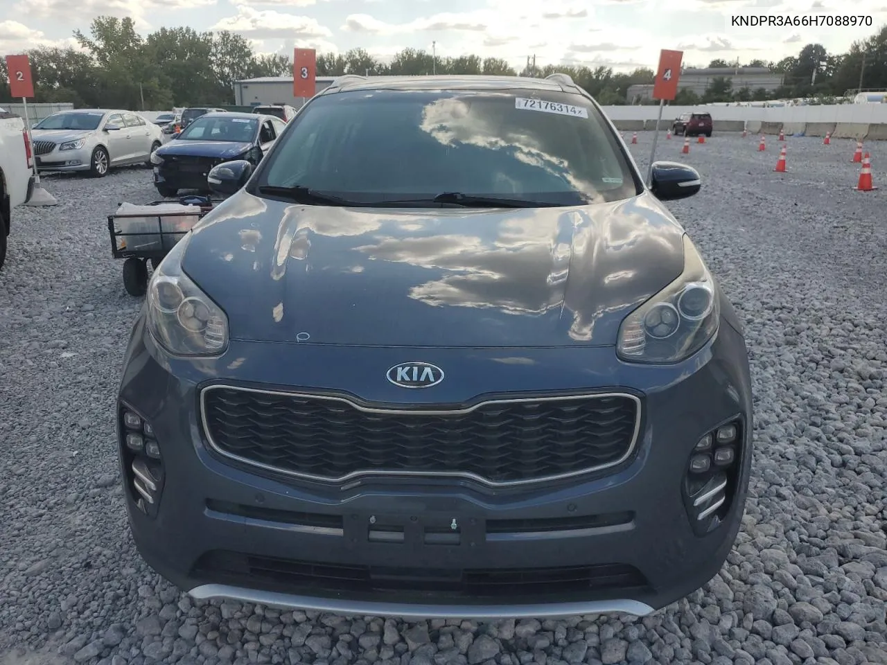 2017 Kia Sportage Sx VIN: KNDPR3A66H7088970 Lot: 72176314