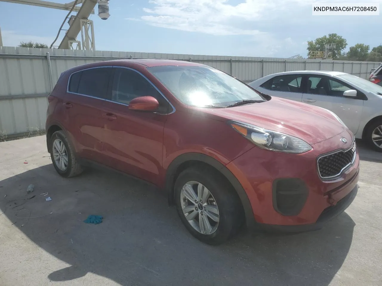 2017 Kia Sportage Lx VIN: KNDPM3AC6H7208450 Lot: 72205604