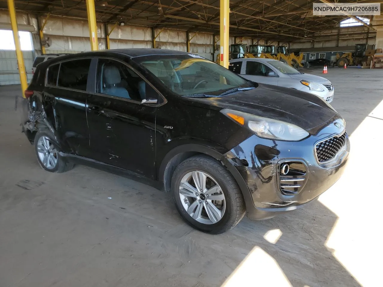 2017 Kia Sportage Lx VIN: KNDPMCAC9H7206885 Lot: 72268704