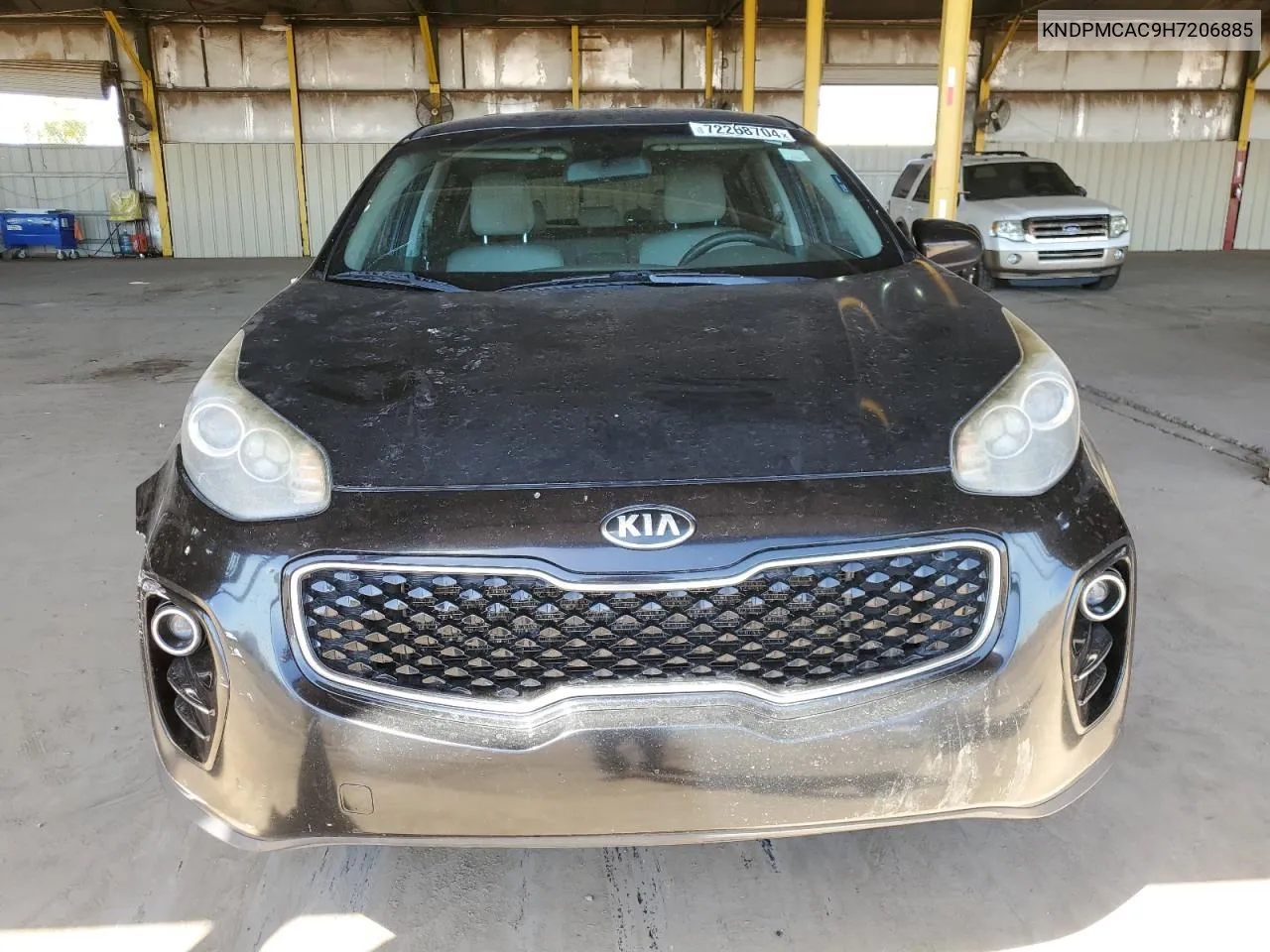 2017 Kia Sportage Lx VIN: KNDPMCAC9H7206885 Lot: 72268704