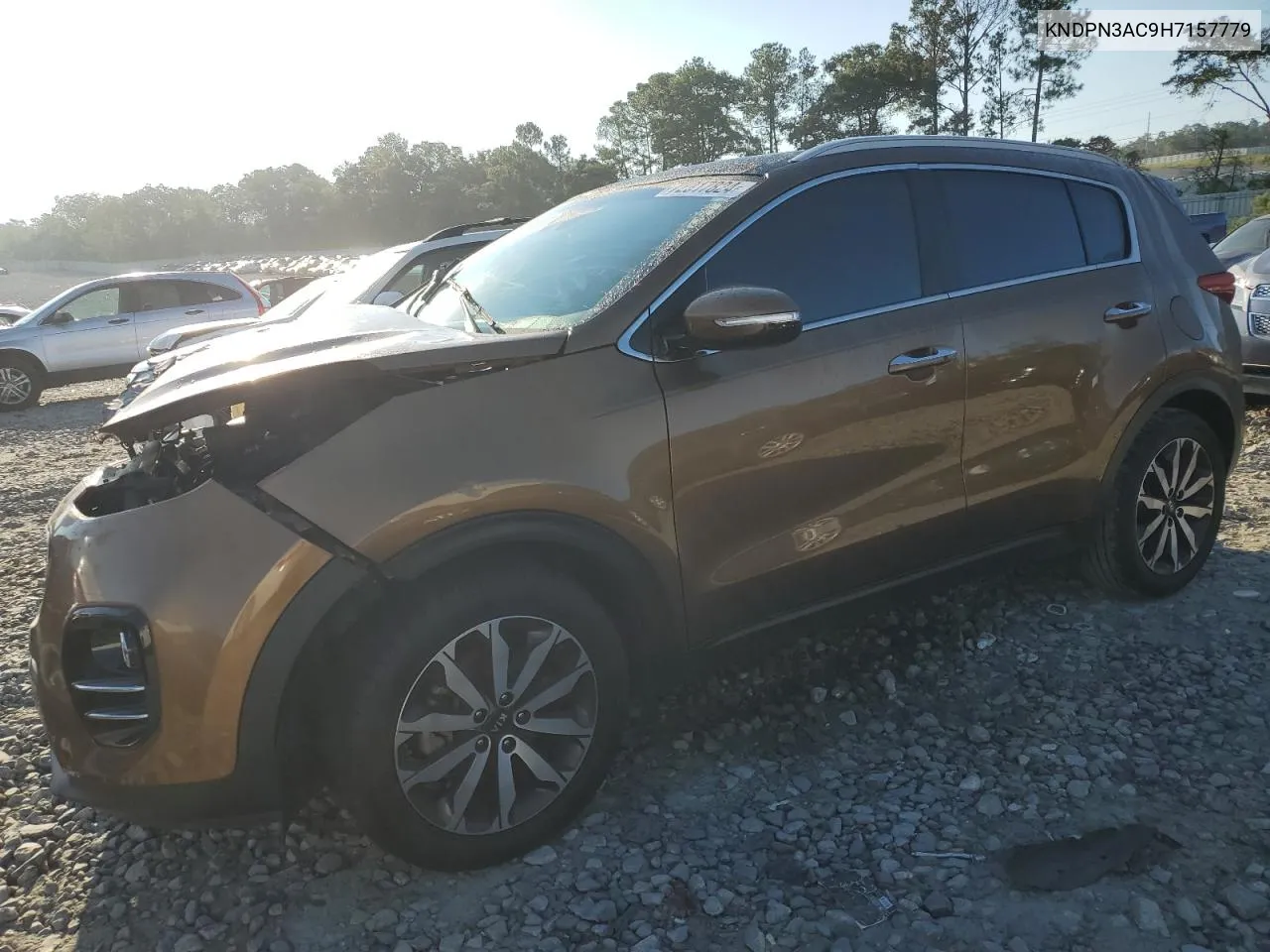 2017 Kia Sportage Ex VIN: KNDPN3AC9H7157779 Lot: 72317824