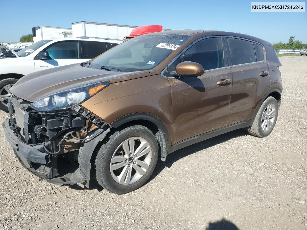 KNDPM3ACXH7246246 2017 Kia Sportage Lx