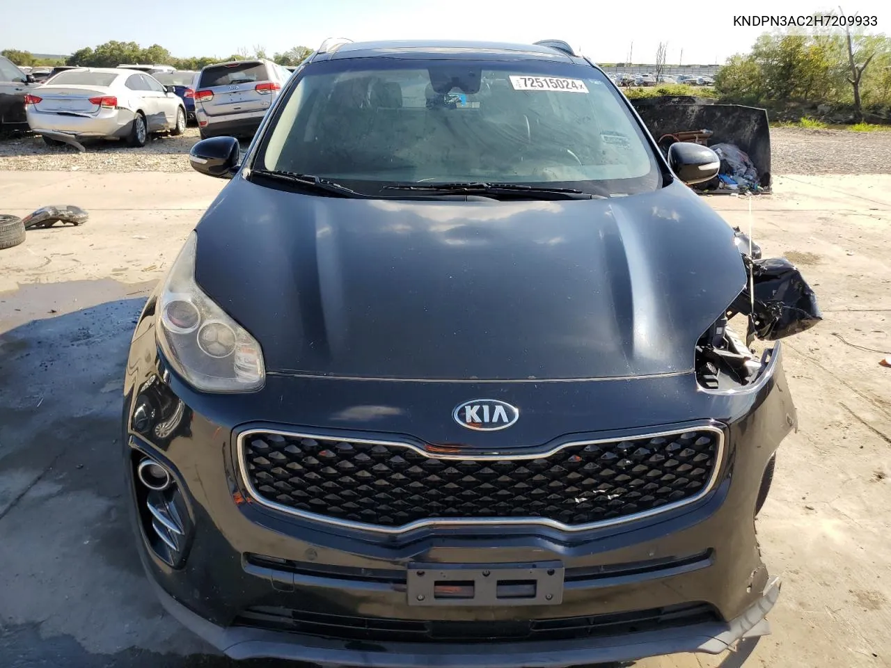 2017 Kia Sportage Ex VIN: KNDPN3AC2H7209933 Lot: 72515024