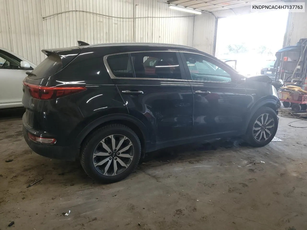 KNDPNCAC4H7137763 2017 Kia Sportage Ex