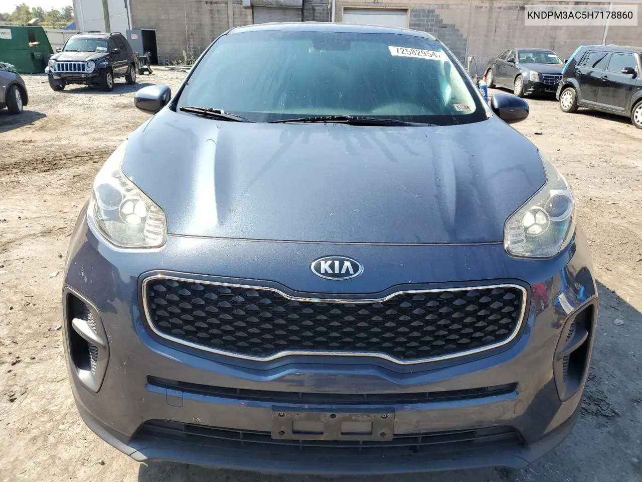 2017 Kia Sportage Lx VIN: KNDPM3AC5H7178860 Lot: 72582954