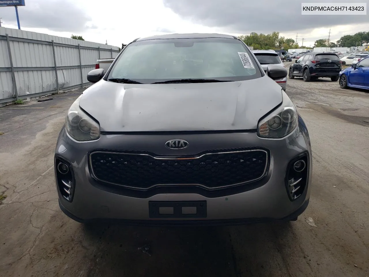 2017 Kia Sportage Lx VIN: KNDPMCAC6H7143423 Lot: 72686044