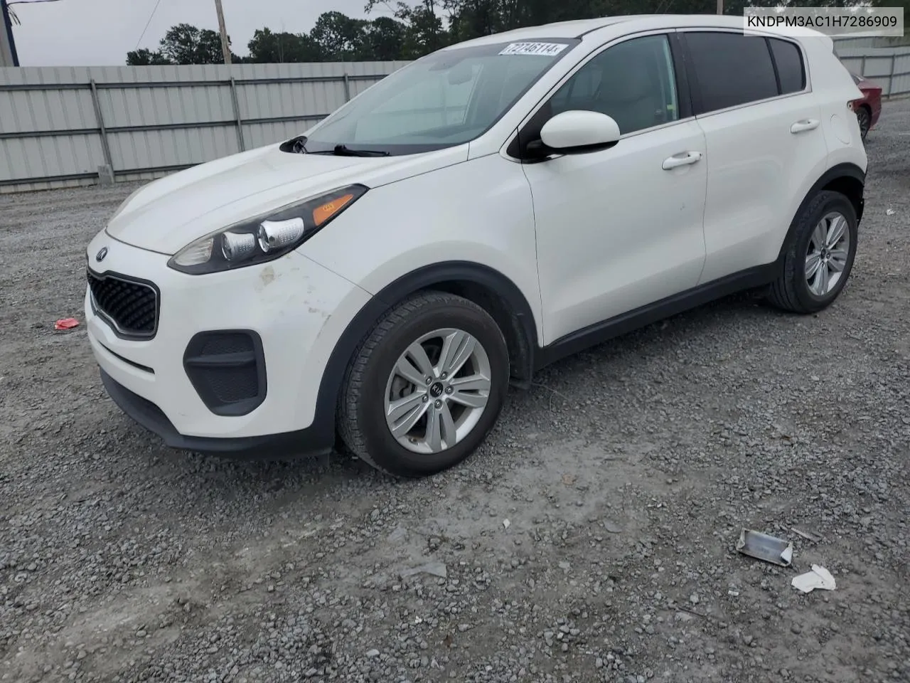 2017 Kia Sportage Lx VIN: KNDPM3AC1H7286909 Lot: 72746114