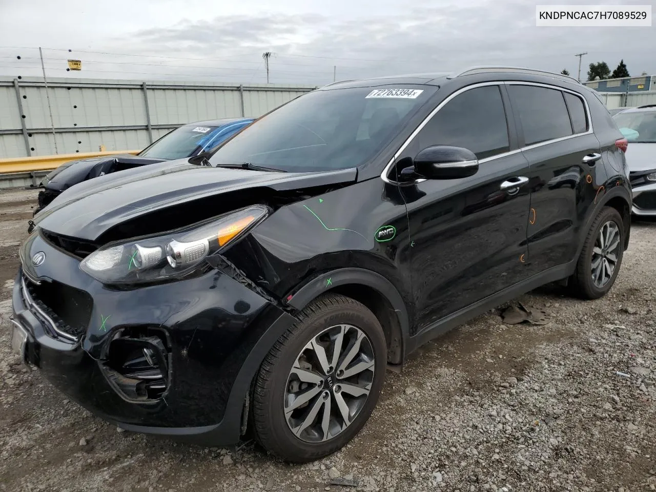 KNDPNCAC7H7089529 2017 Kia Sportage Ex