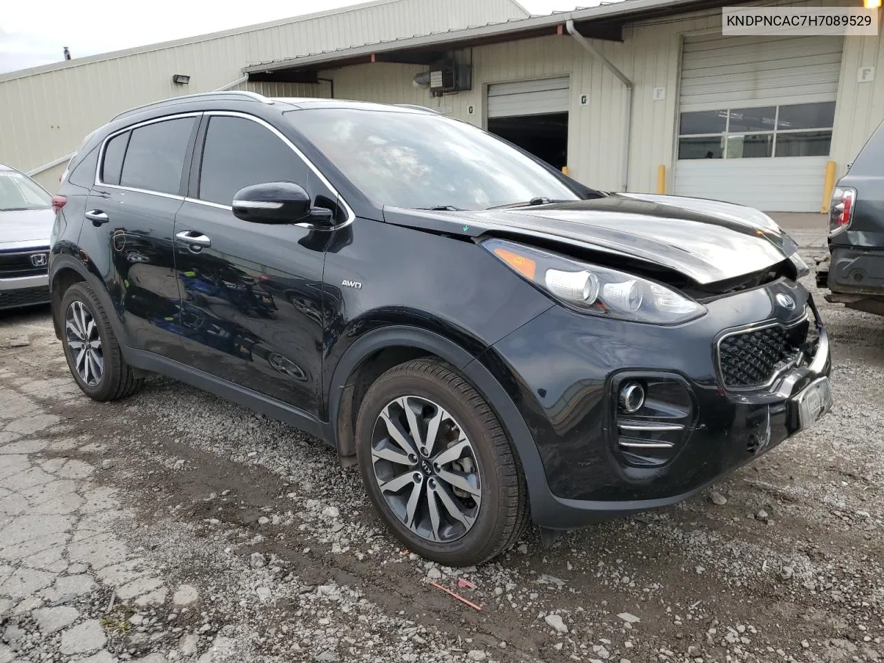 KNDPNCAC7H7089529 2017 Kia Sportage Ex