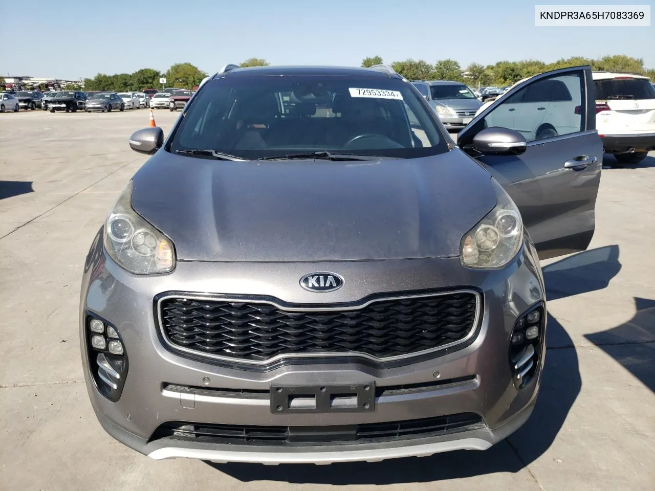 2017 Kia Sportage Sx VIN: KNDPR3A65H7083369 Lot: 72953334