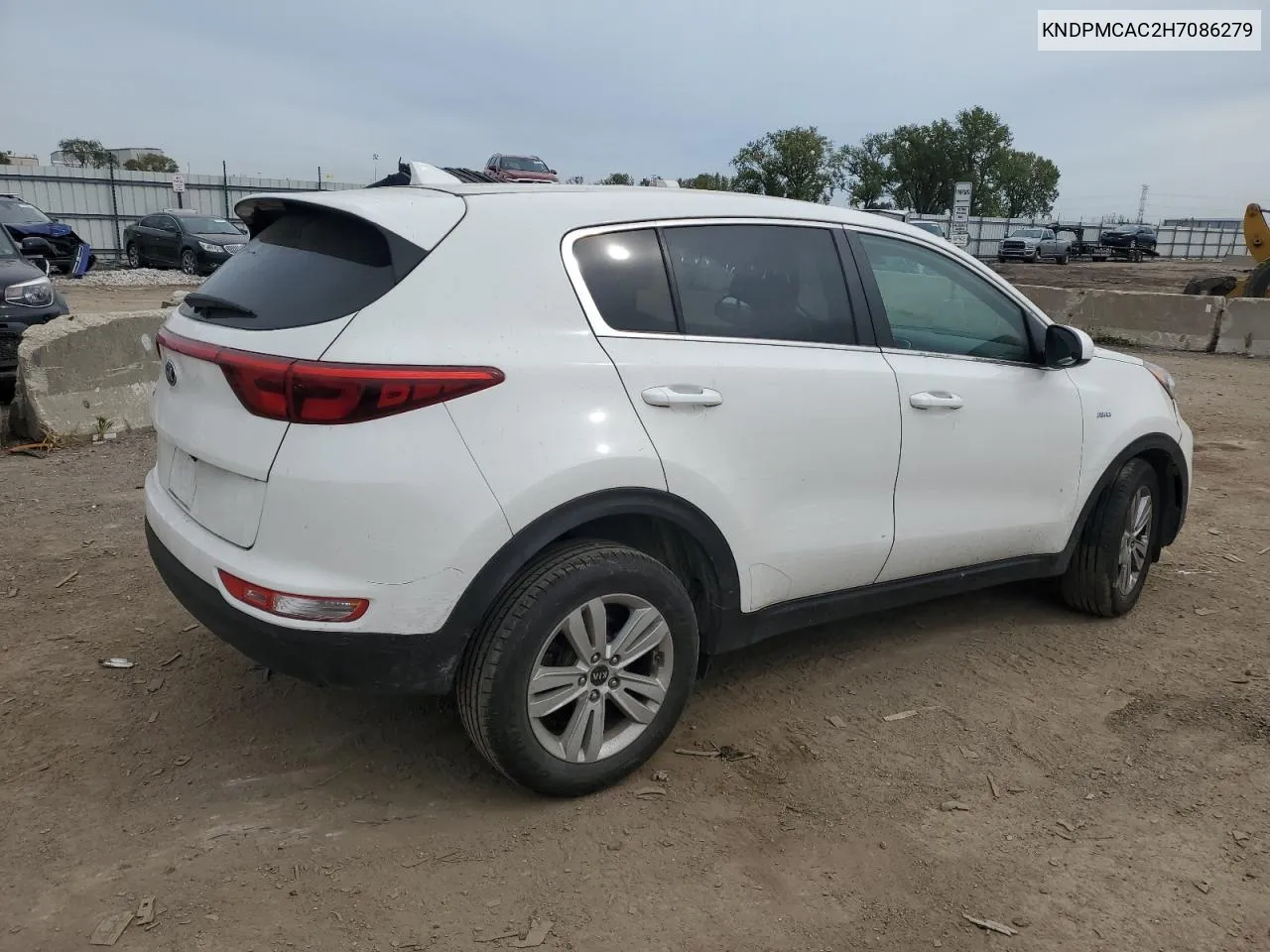 KNDPMCAC2H7086279 2017 Kia Sportage Lx