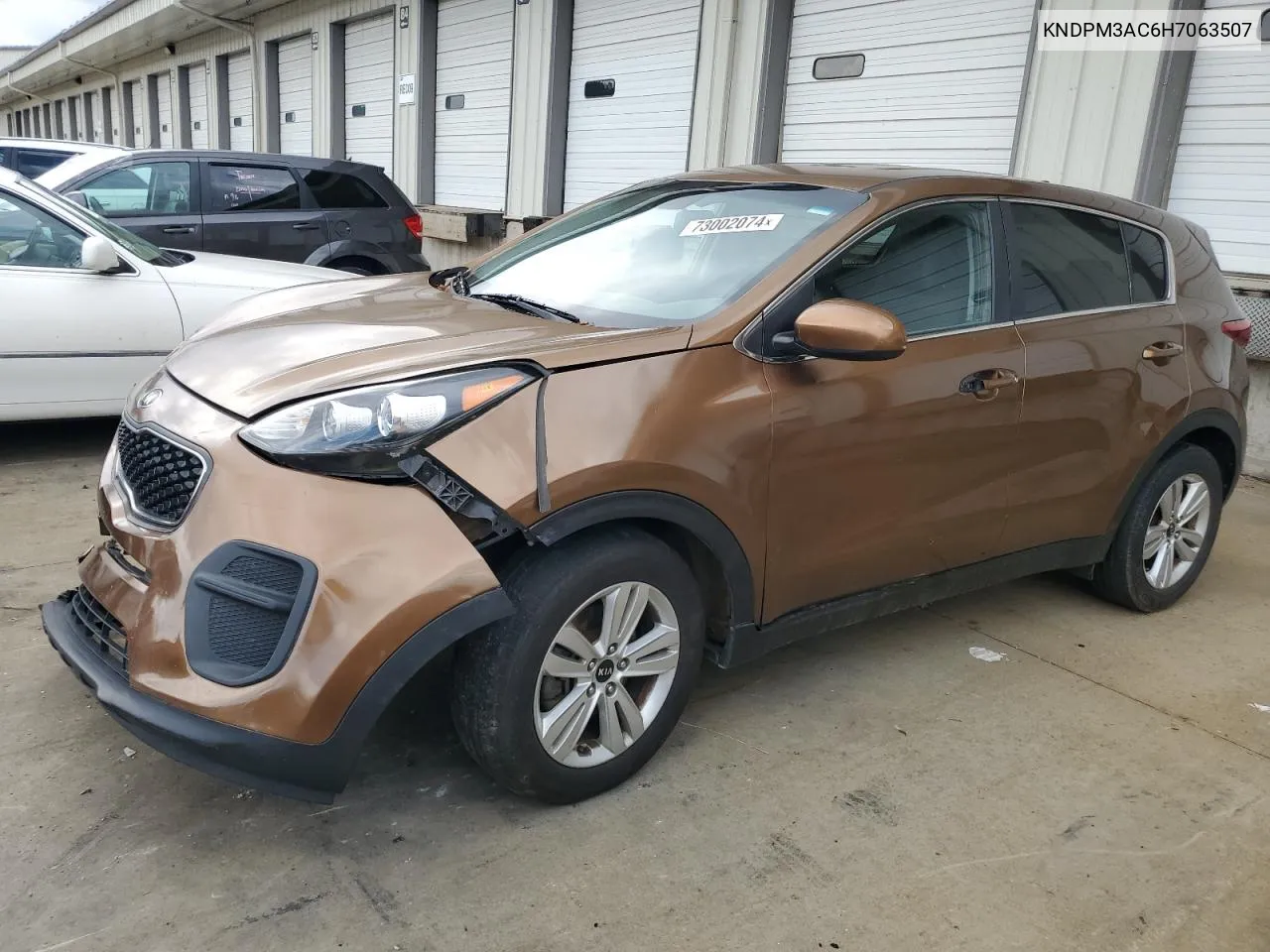 2017 Kia Sportage Lx VIN: KNDPM3AC6H7063507 Lot: 73002074