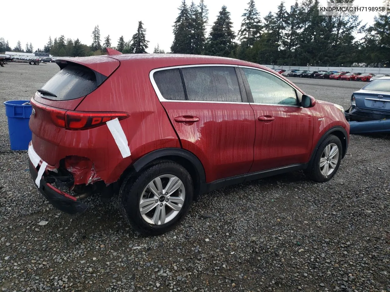 2017 Kia Sportage Lx VIN: KNDPMCAC1H7198958 Lot: 73012244