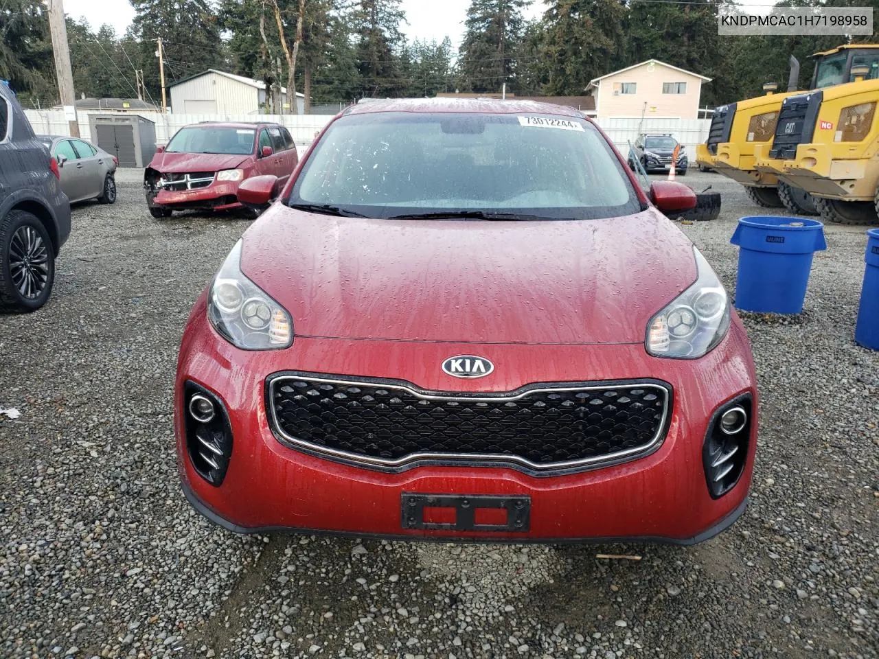 2017 Kia Sportage Lx VIN: KNDPMCAC1H7198958 Lot: 73012244