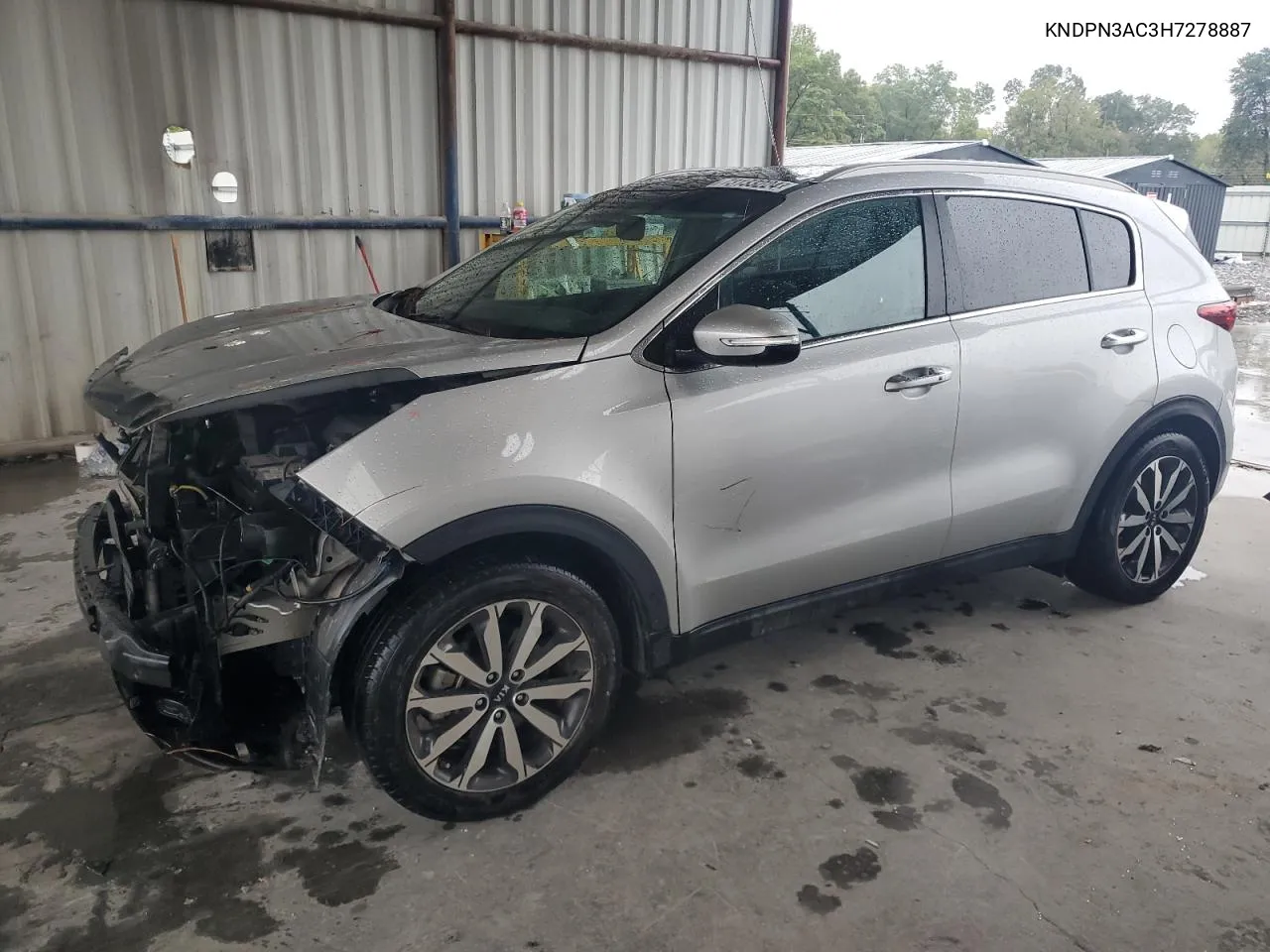 2017 Kia Sportage Ex VIN: KNDPN3AC3H7278887 Lot: 73133224