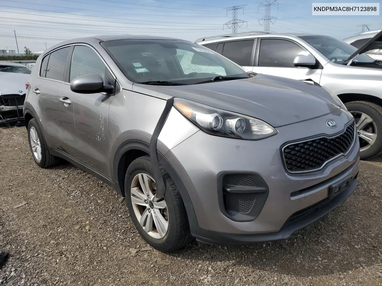 2017 Kia Sportage Lx VIN: KNDPM3AC8H7123898 Lot: 73153224