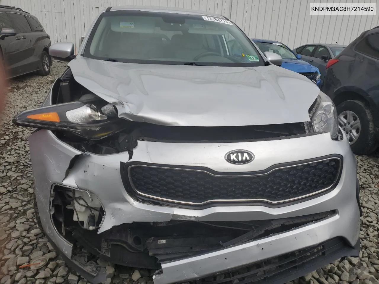 2017 Kia Sportage Lx VIN: KNDPM3AC8H7214590 Lot: 73163774