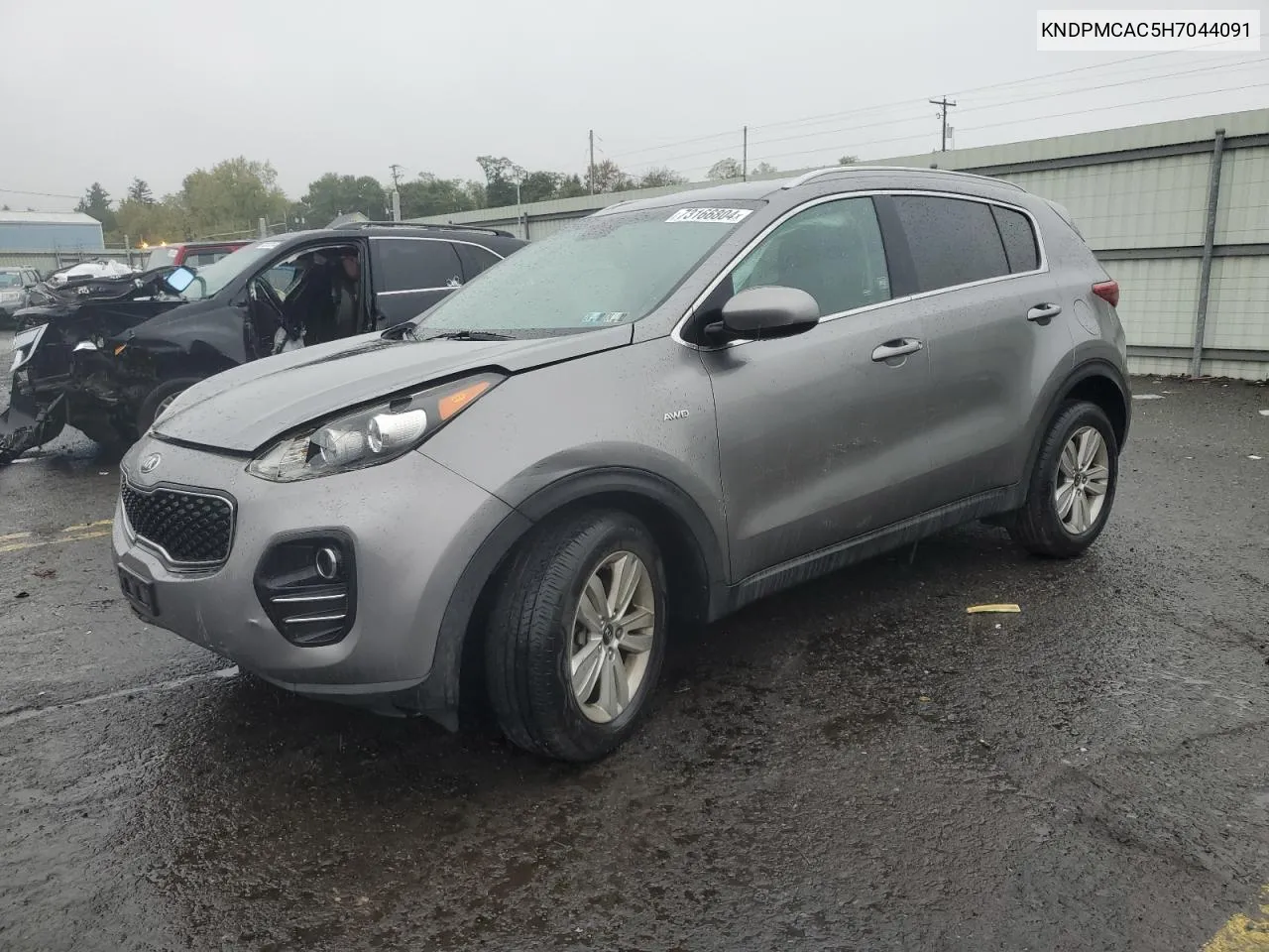 2017 Kia Sportage Lx VIN: KNDPMCAC5H7044091 Lot: 73166804