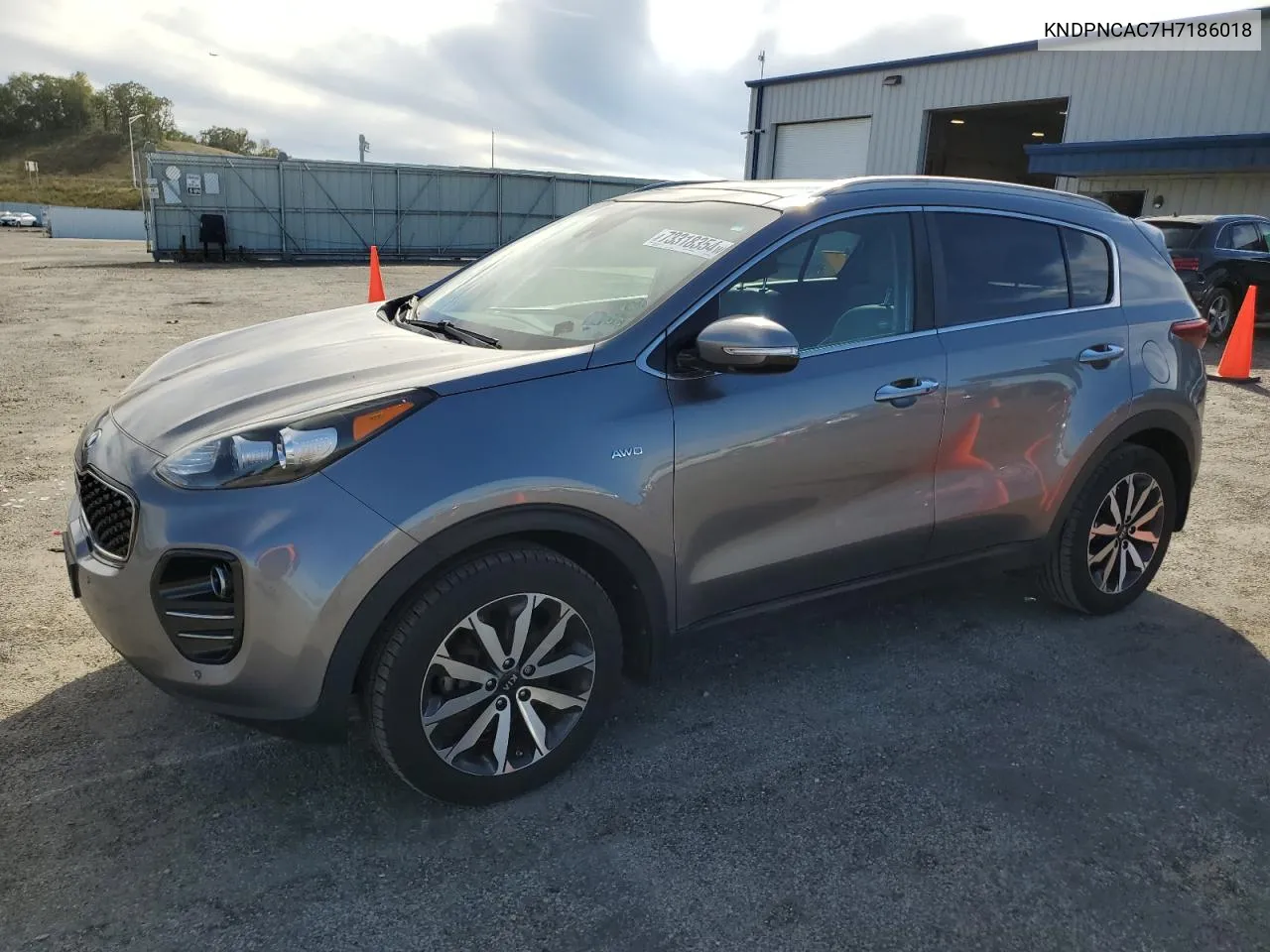 KNDPNCAC7H7186018 2017 Kia Sportage Ex