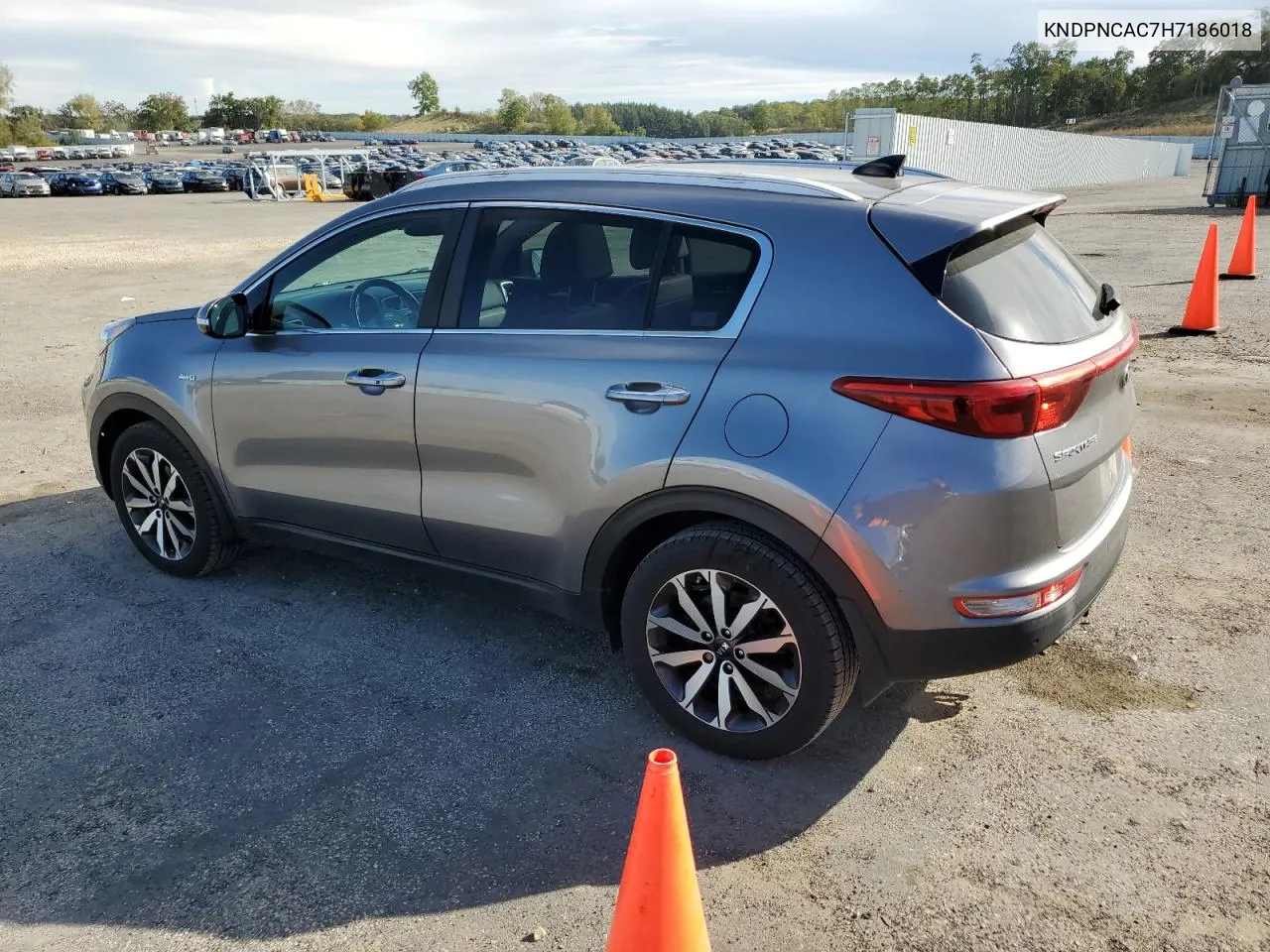 2017 Kia Sportage Ex VIN: KNDPNCAC7H7186018 Lot: 73318354