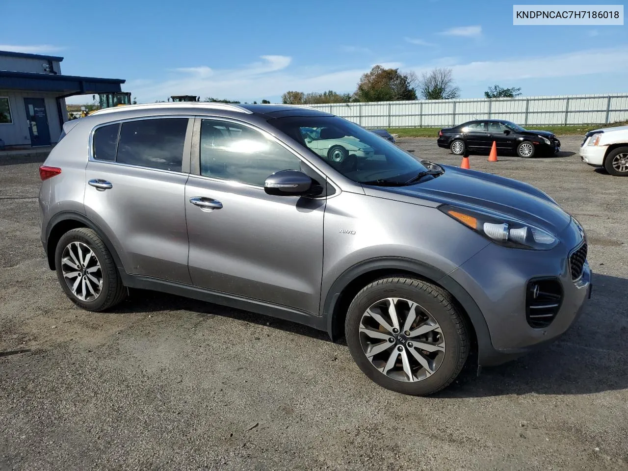 KNDPNCAC7H7186018 2017 Kia Sportage Ex