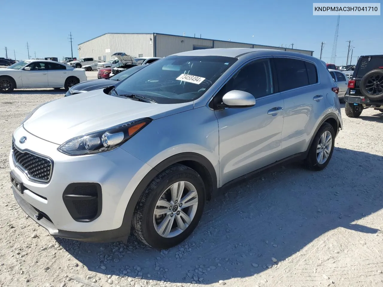 2017 Kia Sportage Lx VIN: KNDPM3AC3H7041710 Lot: 73458494