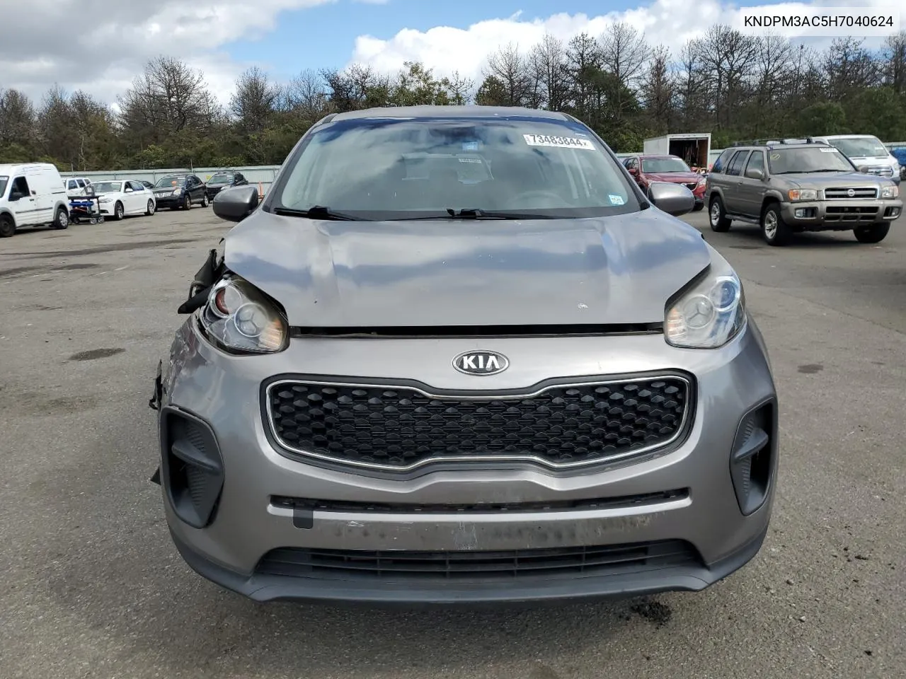 2017 Kia Sportage Lx VIN: KNDPM3AC5H7040624 Lot: 73483844