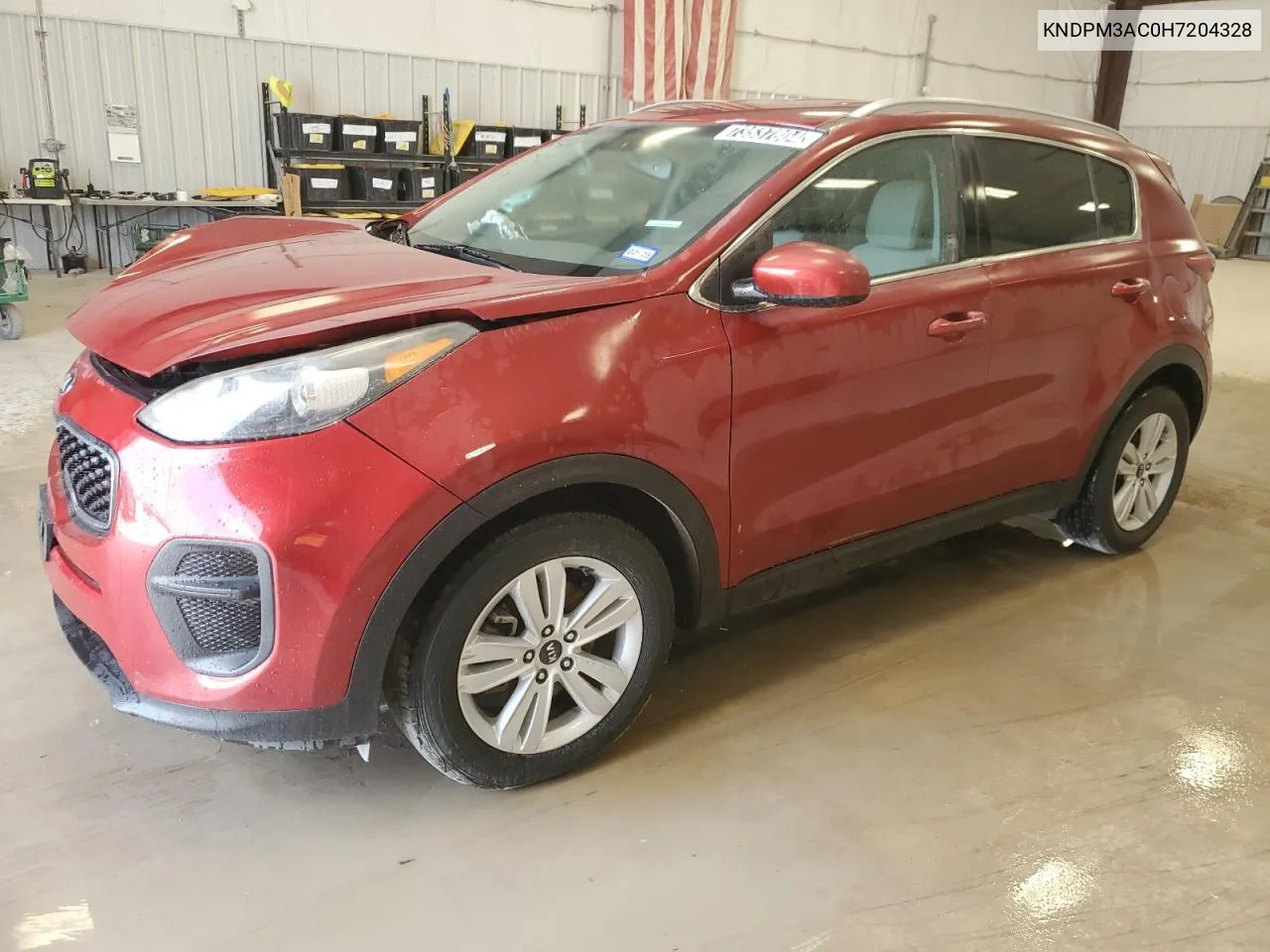 2017 Kia Sportage Lx VIN: KNDPM3AC0H7204328 Lot: 73537804