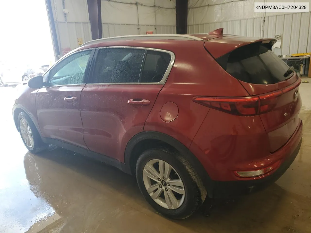 2017 Kia Sportage Lx VIN: KNDPM3AC0H7204328 Lot: 73537804